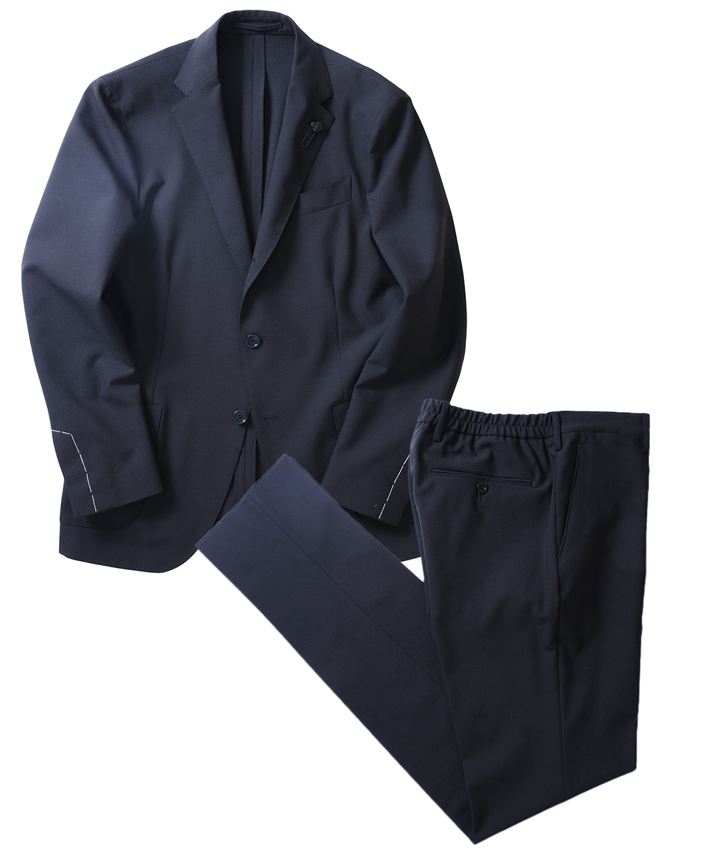 27,500円Lardini navy 3p set up suit